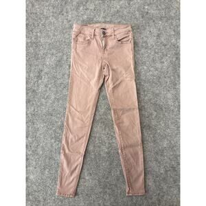 American Eagle Super Stretch Jegging Womens Size 0R Pink Denim